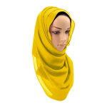 Plain Scarf Bright Mix - 8306