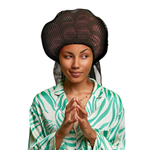 Mesh Triangles Scarves Black - 9303