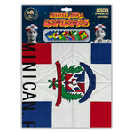 Carnival Country Flag Deluxe Aura Dominican Republic Bandana - Vibrant Flag Head Scarf, Festival & Fashion Accessory - 8508