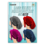 Long Velvet Dreadlock Hat Mix - 7323