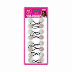 Glow in the Dark Hair Bobbles – Elastic Hair Ties for Women & Girls | Soft Stretch Ponytail Holders, No Damage Hair Bands (Multicolour)