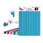 10 Pcs Square Bendy Hair Rollers 1.8cm x 24cm – Heatless Curlers for Easy Waves & Voluminous Curls- 5844