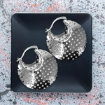 Bamboo Funky Silver Earrings – Trendy and Stylish Statement Jewelry by Kashmir Accessories Ltd - 2724