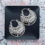 Bamboo Funky Silver Earrings – Trendy and Stylish Statement Jewelry by Kashmir Accessories Ltd - 2726