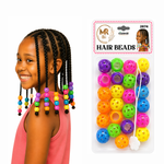 Dotted Pony Beads for Jewellery Making & Hair Braids – Colourful Plastic Barrel Beads for Bracelets, Necklaces, Keychains & DIY Crafts | Multicolour Assorted Beads