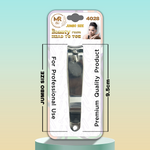 Nail Cutter Jumbo Size 9.5cm for Fingernails & Toenails, Durable Stainless Steel Clippers for Smooth Cuts - 4028