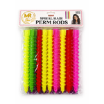20PCS Spiral Hair Rollers – Plastic Spiral Curlers & Perm Rods for Medium & Long Hair | Multicolour Hair Curling Rollers for Women, Girls, Salon & Home Styling