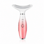 3-in-1 LED Light Skin Tightening Beauty Device for Face & Neck – Anti-Aging Face Massager with Heat & Vibration | Red/Blue/Green LED Light Therapy | Wrinkles, Sagging & Lift | Rechargeable Skincare portable Device with Box, Manual & Charging Cable - 4040