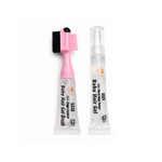 Edge Control Hair Gel with Edge Brush – 10ml + 20ml Refill Baby Hair Edge Tamer | Anti-Frizz Strong Hold for Smooth Edges & Natural Finish (Portable Pocket Size) 5320/21