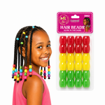 Glow in the Dark XL Pony Beads Bracelet Set – Multicolour Plastic Barrel Beads for Bracelets, Necklaces, Hair Braids, Keychains & Jewellery Making