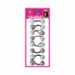 Glitter Hair Bobbles – Sparkly Elastic Hair Ties for Women & Girls | Strong Hold Ponytail Holders, No Damage Hair Bands (Multicolour)
