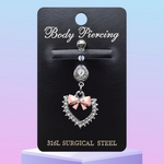 316L Surgical Steel Belly Button Piercing Jewellery – Hypoallergenic, Premium Quality Navel Ring, Stylish and Comfortable Body Jewellery for Women – 6606