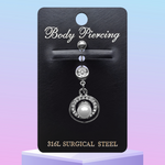 316L Surgical Steel Belly Button Piercing Jewellery – Hypoallergenic, Premium Quality Navel Ring, Stylish and Comfortable Body Jewellery for Women – 6610