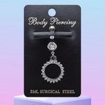 316L Surgical Steel Belly Button Piercing Jewellery – Hypoallergenic, Premium Quality Navel Ring, Stylish and Comfortable Body Jewellery for Women – 6612