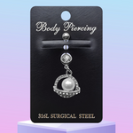 316L Surgical Steel Belly Button Piercing Jewellery – Hypoallergenic, Premium Quality Navel Ring, Stylish and Comfortable Body Jewellery for Women – 6614