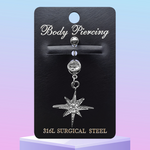 316L Surgical Steel Belly Button Piercing Jewellery – Hypoallergenic, Premium Quality Navel Ring, Stylish and Comfortable Body Jewellery for Women – 6616