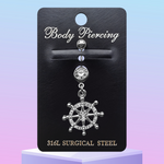 316L Surgical Steel Belly Button Piercing Jewellery – Hypoallergenic, Premium Quality Navel Ring, Stylish and Comfortable Body Jewellery for Women – 6619