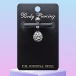 316L Surgical Steel Belly Button Piercing Jewellery – Hypoallergenic, Premium Quality Navel Ring, Stylish and Comfortable Body Jewellery for Women – 6645