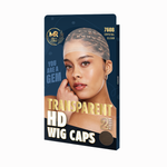 2PCS Transparent HD Wig Caps for Lace Front Wigs – Invisible Bald Cap to Hold Wigs Securely in Place | Available in Crystal Clear, Super Clear & Prime Clear