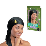 Rosemary Oil Infused Head Wrap – Silky Hair Scarf & Dreadlock Band for Men & Women | Soft Satin Hair Wrap for Locs, Braids, Sleeping & Daily Hair Protection