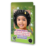 MR Rosemary Oil Infused Babies Under 5 Silky Sleep Bonnet Cap Black - 7500