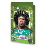 MR Rosemary Oil Infused Men Silky Bonnet Cap Large Black - 7509