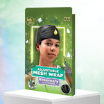 MR Rosemary Oil Infused Adjustable Mesh Wrap Black - 7511