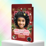 MR Batana Oil Infused Kids Silky Bonnet Cap Black - 7521