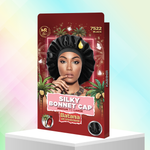 MR Batana Oil Infused Women Silky Bonnet Cap Medium to Large Black - 7522