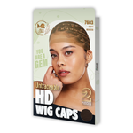 MR 2 Pieces Untraceable HD Wig Caps Soft Mocha - 7603