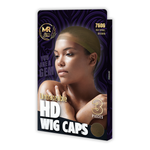 MR 3 Pieces Untraceable HD Wig Caps Natural Brown - 7606