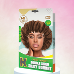 Great Quality Double Sided Silky Bonnet - Coffee - 7716