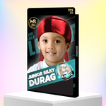 Junior Silky Durag for Kids - Red - 7723