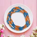 Two Colour Belly Beads – Stylish Waist Accessory with Dual-Tone Design - 9439