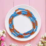 Two Colour Belly Beads – Stylish Waist Accessory with Dual-Tone Design - 9440