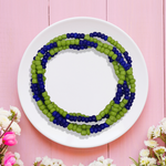 Two Colour Belly Beads – Stylish Waist Accessory with Dual-Tone Design - 9442