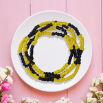 Two Colour Belly Beads – Stylish Waist Accessory with Dual-Tone Design - 9444