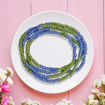 Two Colour Belly Beads – Stylish Waist Accessory with Dual-Tone Design - 9445