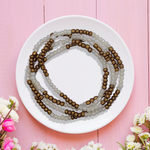 Two Colour Belly Beads – Stylish Waist Accessory with Dual-Tone Design - 9450