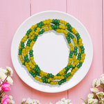 Two Colour Belly Beads – Stylish Waist Accessory with Dual-Tone Design - 9453