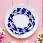 Two Colour Belly Beads – Stylish Waist Accessory with Dual-Tone Design - 9454