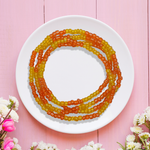 Two Colour Belly Beads – Stylish Waist Accessory with Dual-Tone Design - 9455