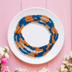 Two Colour Belly Beads – Stylish Waist Accessory with Dual-Tone Design - 9500