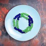 Two Colour Bracelets & Anklets – Elegant and Stylish Dual-Tone Wrist Accessories - 9546