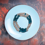 Two Colour Bracelets & Anklets – Elegant and Stylish Dual-Tone Wrist Accessories - 9561