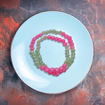 Two Colour Bracelets & Anklets – Elegant and Stylish Dual-Tone Wrist Accessories - 9565