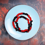 Two Colour Bracelets & Anklets – Elegant and Stylish Dual-Tone Wrist Accessories - 9566