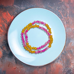 Two Colour Bracelets & Anklets – Elegant and Stylish Dual-Tone Wrist Accessories - 9567