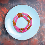 Two Colour Bracelets & Anklets – Elegant and Stylish Dual-Tone Wrist Accessories - 9569