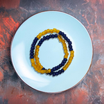 Two Colour Bracelets & Anklets – Elegant and Stylish Dual-Tone Wrist Accessories - 9628